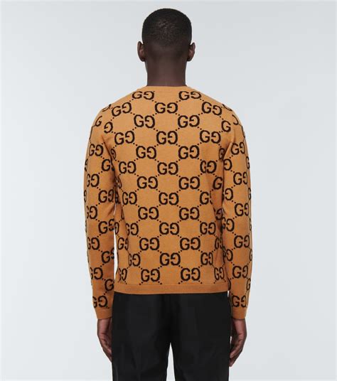 gucci metallic jacquard knit sweater|Gucci Sweaters & Cardigans for Men .